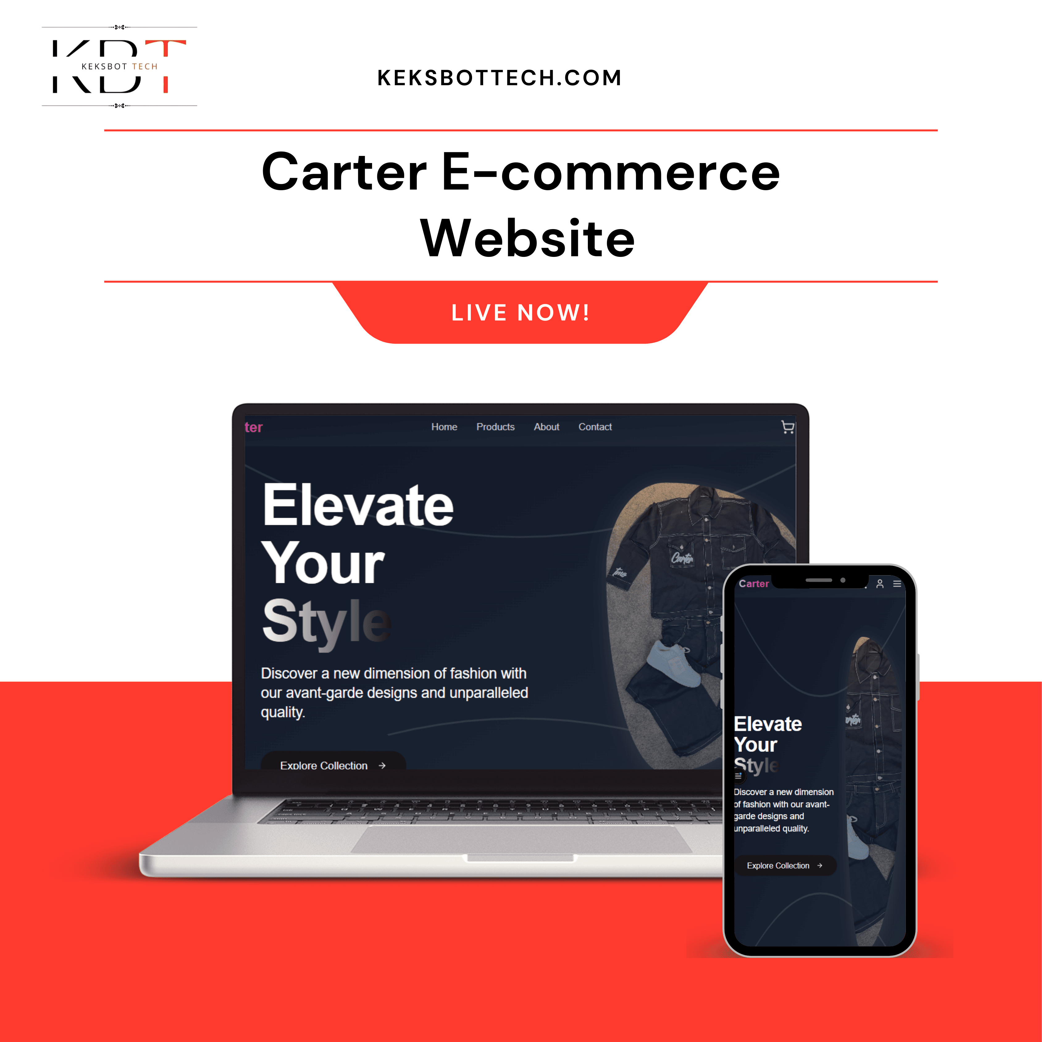 Carter E commerce Website