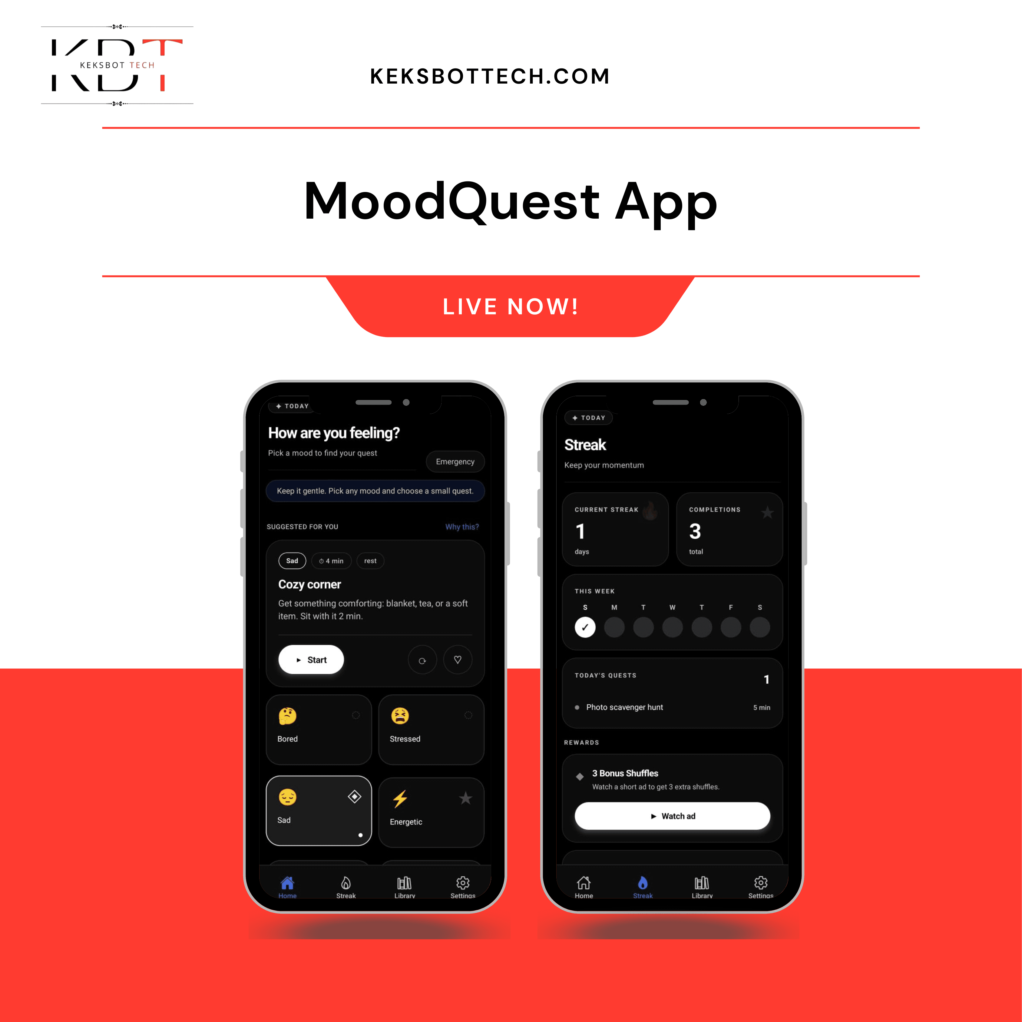 MoodQuest App